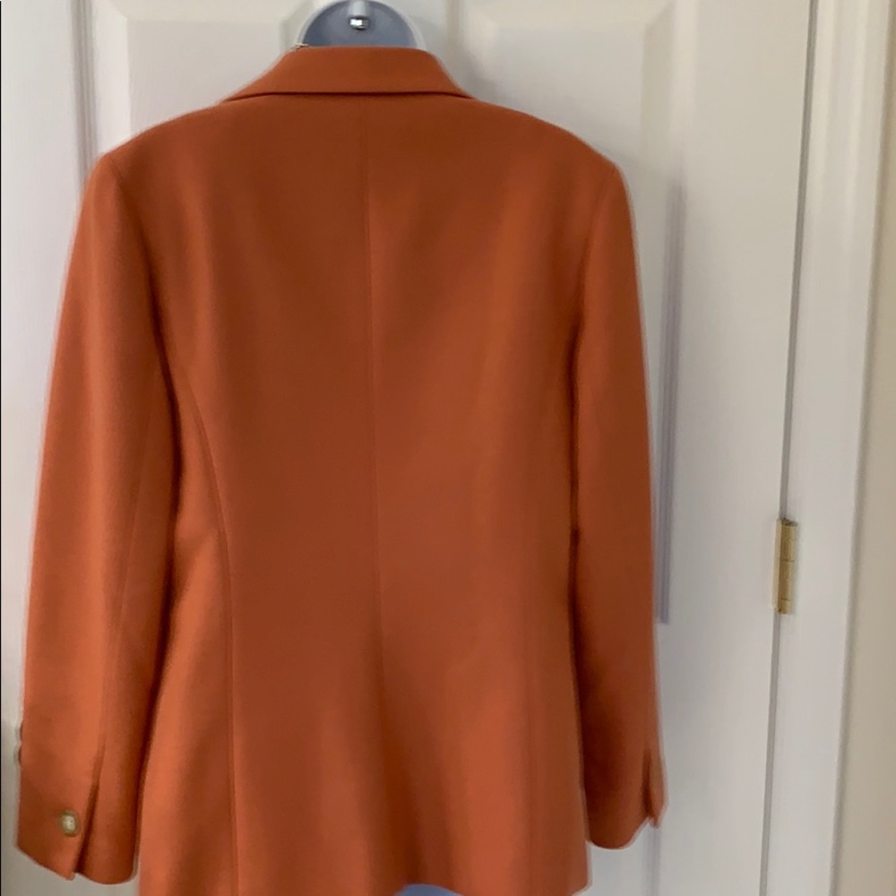 Talbots Wool/Cashmere Salmon Peacoat - Picture 2 of 8
